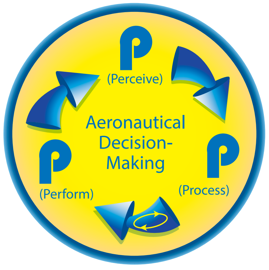 Figure 8-2. The illustration shows how the 3P model is used in decision-making.