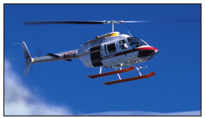 Figure 9-6. Ski equipped helicopter.
