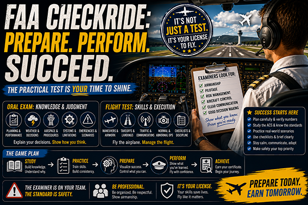FAA Checkride: What to Expect During Your Practical Test