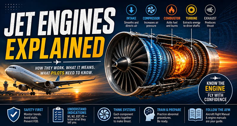 Jet Engines Explained: How Turbine Power Produces Thrust