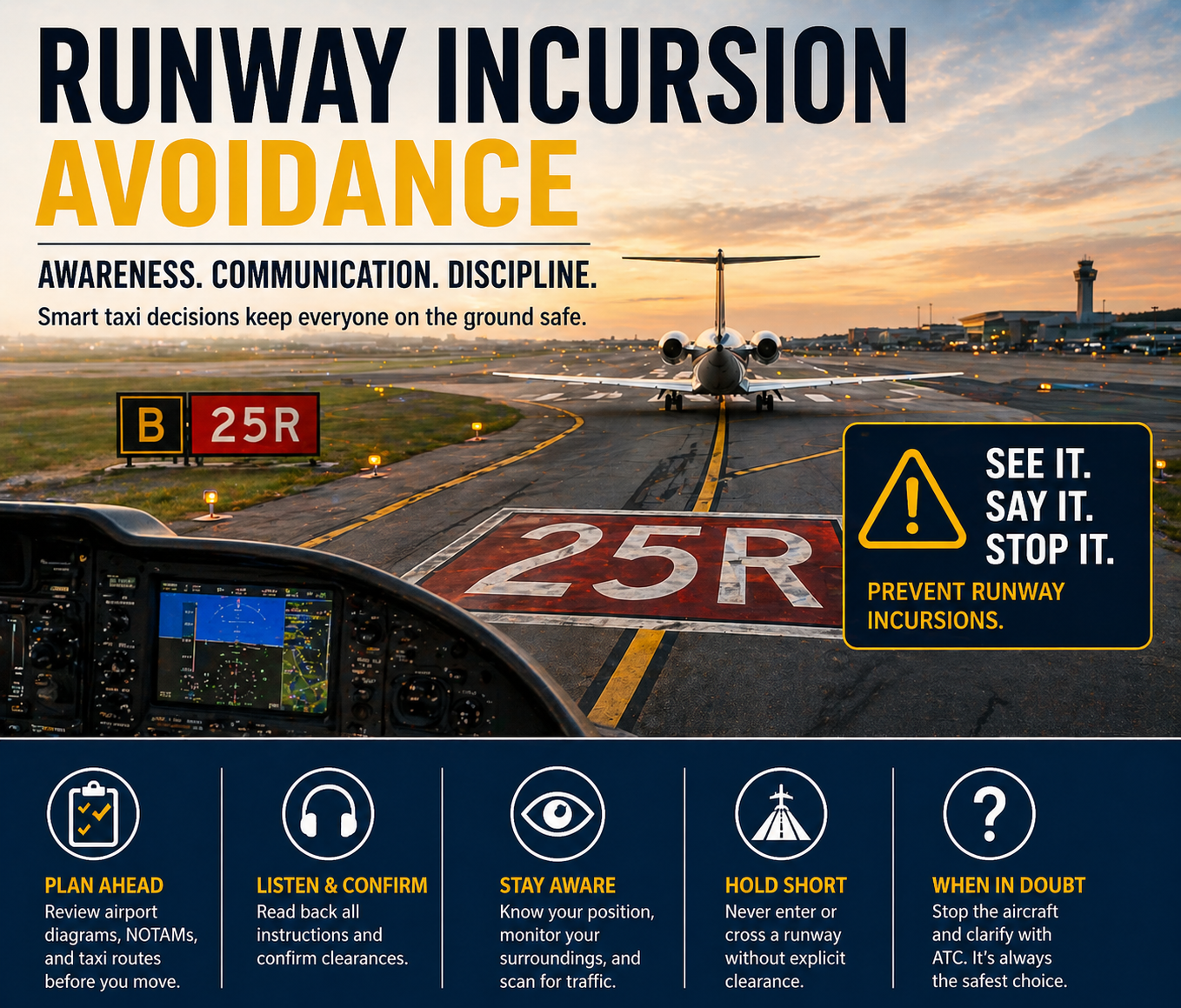 Runway Incursion Avoidance: Taxi Safety and FAA Best Practices