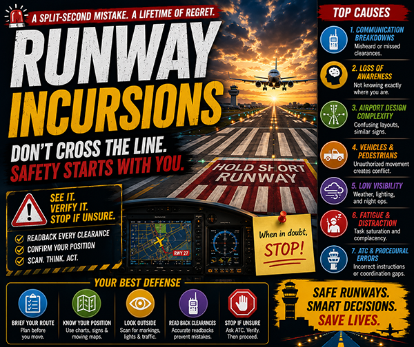Runway Incursions: Causes and How to Avoid Them